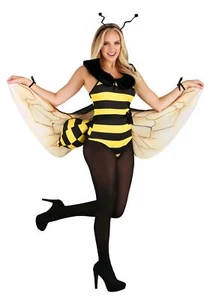 Women's Honey Bee Bodysuit Costume - Picture 1 of 1