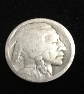 1913-D Type 1 T1 BUFFALO NICKEL Semi-key Restored Date - Bild 1 von 2