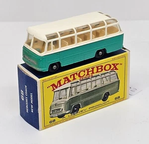 Matchbox Lesney – 68b Mercedes Coach 1965 (ID#702) RARE SEA GREEN - Picture 1 of 13
