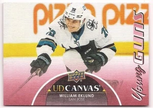 William Eklund 21-22 Upper Deck 2 Young Guns Rookie Card UD Canvas - Bild 1 von 1