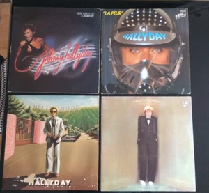 4 ALBUMS 33T DE JOHNNY HALLYDAY - Imagen 1 de 1