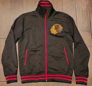 Mitchell & Ness Chicago Blackhawks NHL Hockey Full Zip Jacket Men's Medium - Picture 1 of 5