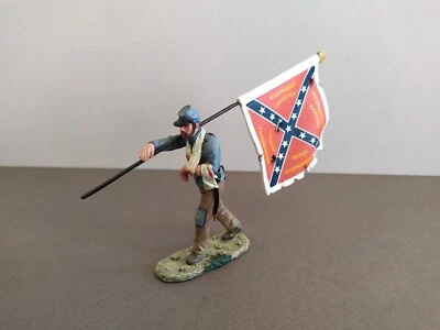 KING & COUNTRY CW015 WOUNDED FLAGBEARER GUERRE DE SECESSION RETIRED no box - Photo 1/4