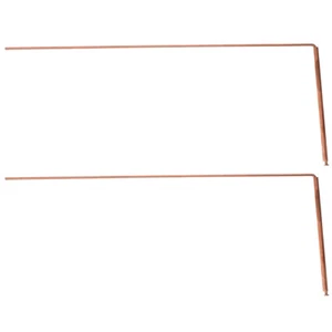 2 Pcs Divining Rod Dowsing Diving Rods for Water Ghost Equipment Dosing - Picture 1 of 12