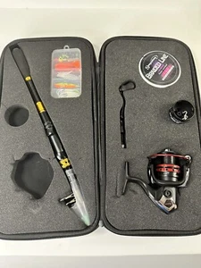 Sougayilang Fishing Rod Combos Telescopic Pole & Spinning Reels Set **Read Desc* - Picture 1 of 9