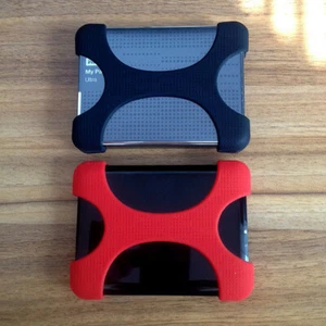 External Portable Hard Disk Bags Carry Cover Shockproof Silicon Rubber Cas - Photo 1/20