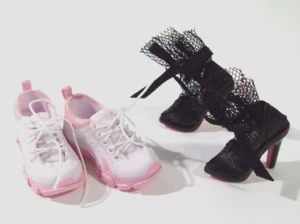 Lote de zapatos de moda mini marcas, zapatillas, tacones altos negros, Zuru - Imagen 1 de 3