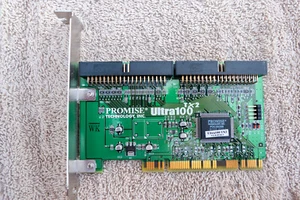 Promise Technology Ultra100 TX2 IDE PATA PCI Adapter RAID Controller - Afbeelding 1 van 2