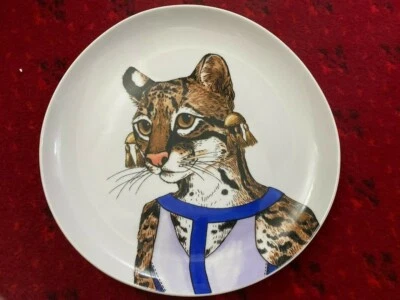 RACHEL KOZLOWSKI + WEST ELM OCELOT DAPPER PLATE 22CM NEW - Image 1 of 2