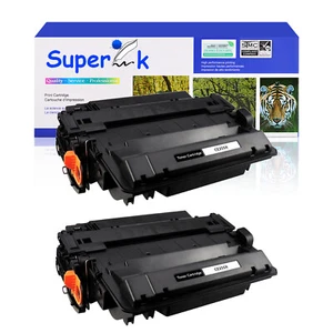 2PK CE255X Cartouche de toner pour imprimante HP LaserJet 500 MFP M525dn M525f M525c - Photo 1/24