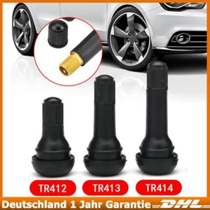 100x TR412/TR413/TR414 Snap-In Gummiventil Ventile Felgenventil Reifenventil - Bild 1 von 15