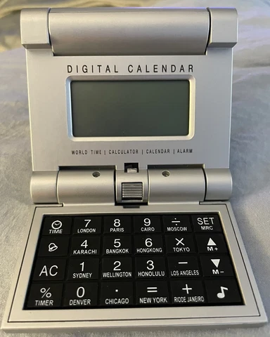 Worldtime Travel Calculator, Calendar & Alarm Clock Cover
