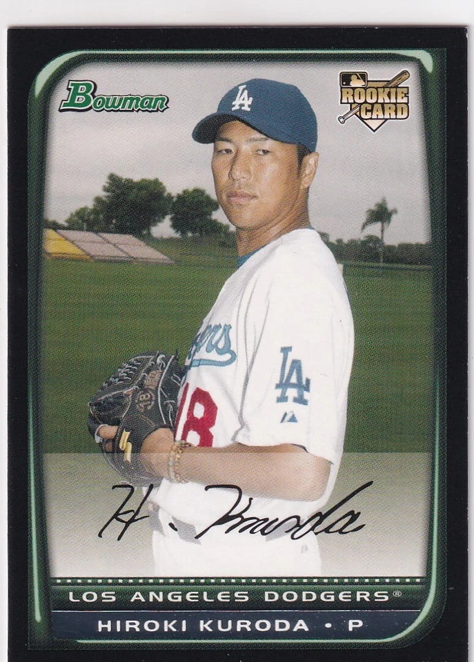 2008 BOWMAN RC HIROKI KURODA LOS ANGELES DODGERS ROOKIE Z2557 - Image 1 of 1