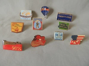 10 Metal pins USA-Levis-Carn-Thomson-S.06-Golden American-Manpower - Picture 1 of 8