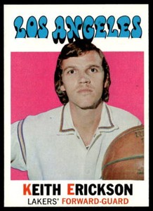 1971 Topps #61 Keith Erickson   Basketball Los Angeles Lakers