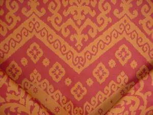 1-1/2Y Kravet Dressur 24 Sienna / Gold Printed South west Ikat Upholstery Fabric - Picture 1 of 4