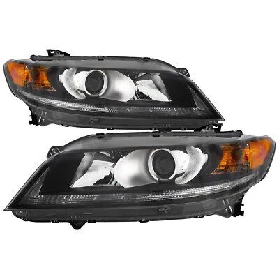 Headlights Set CAPA Left Right Pair Fits 2013-2015 Honda Accord Coupe - Image 1 of 4