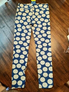 Kickee Girls Performance Leggings, size XXL (14/16), Navy Mod Dot, NWT - Picture 1 of 2