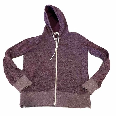 Vans Hoddie Mujer Grande Púrpura Manga Larga Cremallera Completa Logo (b44) Foto 1 de 4