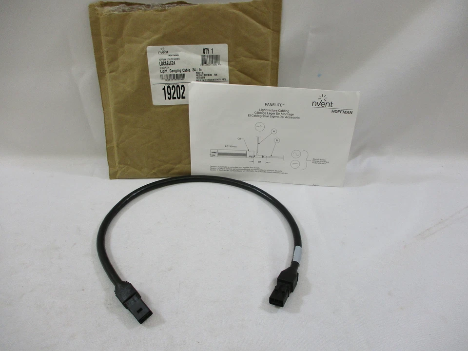 *NEW* HOFFMAN NVENT LGCABLE24 LIGHT GANGING CABLE 24" - Image 1 of 4