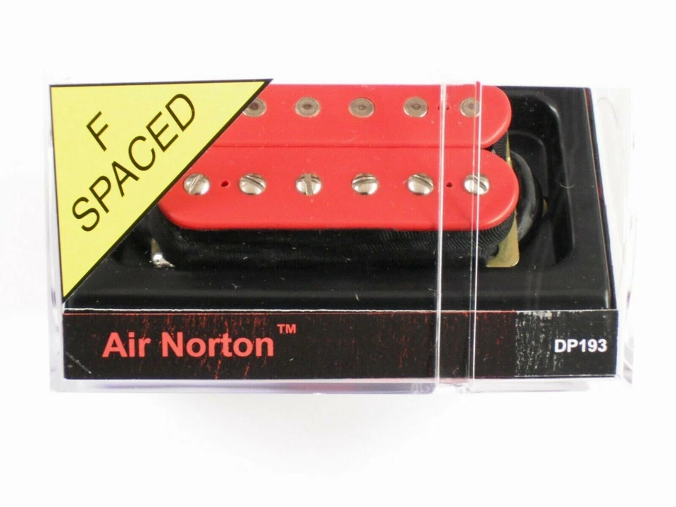 DiMarzio F-spaced Air Norton Humbucker Red W/Chrome Poles DP 193 - Image 1 of 1