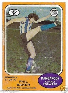 1973 A Scanlens (57) Phil BAKER North Melbourne ## - Bild 1 von 1