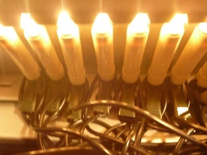 15er Weihnachtsbaum Beleuchtung Baumkerzen für außen Lichterkette traditionell - Bild 1 von 6