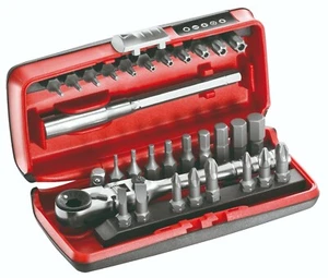 Kit inserti con cricchetto reversibile 1/4 - USAG 606 1/4 SK - Picture 1 of 15