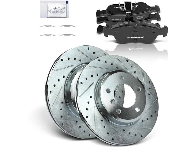 Kit de pastillas de freno delanteras y rotor para BMW Z3 2001-2002 3,0 L 6 cilindros ZV926HV Foto 1 de 1