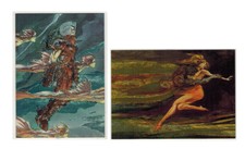 1994 Michael Kaluta 2 Metallic Storm Cards MS1 MS5 Fantasy Art FPG