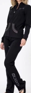 BCBG Cotton tracksuit/ jogging suit Tan size M NWT Size Medium Color Black - Picture 1 of 3