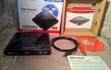 Buffalo BRXL-PC6U2B High Capacity Portable BDXL Blu-Ray Writer MediaStation