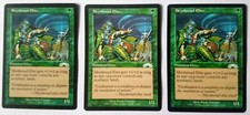MTG Magic the Gathering  X3 Skyshroud Elite (Exodus Green) Creature