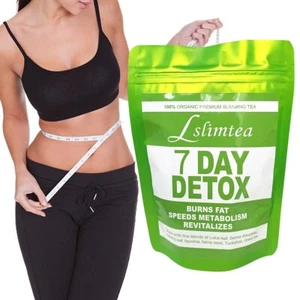 Slim Tea 7 Days Detox Cleanse Fast Weight Loss Detox Tea Beauty All Natural - Picture 1 of 7