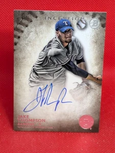 2015 Bowman Inception Jake Thompson RC Rookie Jersey Auto Autograph #IAR-JT - Foto 1 di 2
