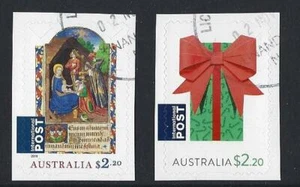 AUSTRALIEN 2019 WEIHNACHTEN INTERNATIONAL BRIEFMARKENPAAR FEIN GEBRAUCHT - Bild 1 von 1
