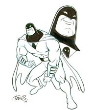 Space Ghost by Tom Bancroft Original Art Commission Sketch 8.5x11