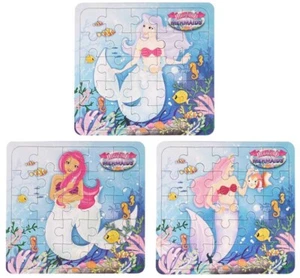 Mermaid Fun Jigsaw Puzzle Party Bag Christmas Stocking Fillers Siren Mythical UK - Picture 1 of 3