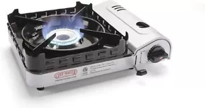 Portable Butane Stove Single Burner Gas Stove 15,000 BTU Travel Cooker Camping - Picture 1 of 5