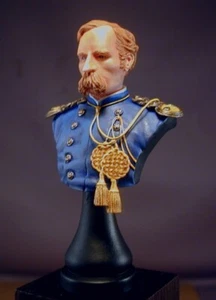 1/10 Scale Resin Bust Lt. Col. George Custer 7th  Cavalry Little Big Horn Kit - Picture 1 of 3