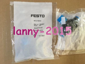 1PC NEW stop valve 153467 HE-2-QS-6 #D3* - Bild 1 von 4