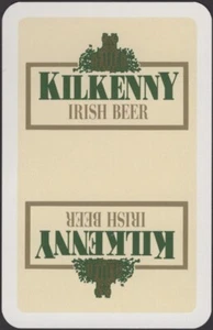 Playing Cards 1 Single Card Old * KILKENNY IRISH BEER * Brewery Advertising Art - Picture 1 of 3