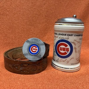 Vintage 1989 Chicago Cubs National League East Champions coperchio Stein # 276 e cintura - Foto 1 di 20