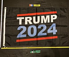 Donald Trump 2020 Flag FREE FIRST CLASS SHIP Black USA Cool Sign Poster Biden