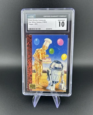 1993 Topps Star Wars Galaxy Even Droids Celebrate CGC 10 - Image 1 of 3