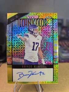 2024 Leaf Vivid #T-BK1 Bryce Kirtz Technicolor Autographs Mojo Yellow /10 - Bild 1 von 2