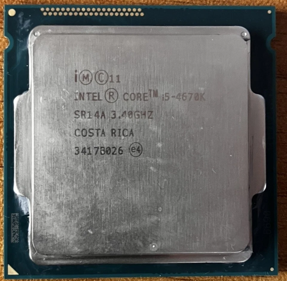 PROCESSORE INTEL I5 4670K 3,80 GHz 6 MB SR14A SOCKET LGA 1150 - Immagine 1 di 1
