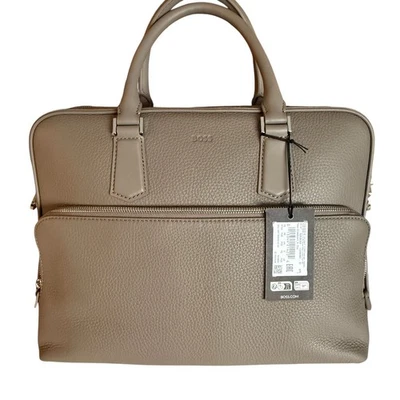 HUGO BOSS Bolso Unisex Maletín Mensajero Crosstown_S Cuero Beige, 50529293 Foto 1 de 4