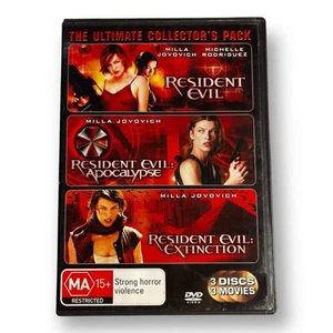 Resident Evil Trilogy DVD - Ultimate Collector's Pack. VGC. Free Shipping Reg 4 - Picture 1 of 5