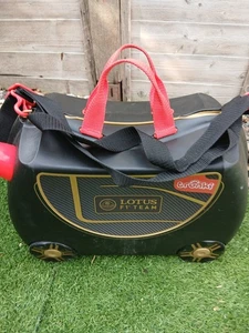 Maleta equipaje para niños Trunki Lotus F1 Team edición especial negra roja en muy buena condición - Imagen 1 de 4